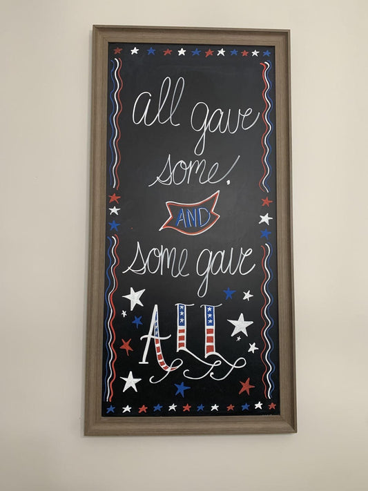 Custom Chalkboard Art (Up to 24" x48")